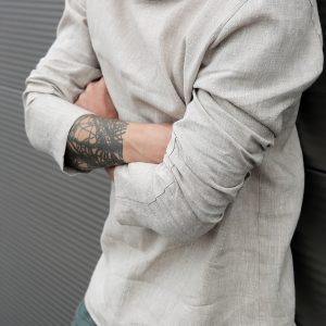 Mens Linen Hoodie Summer T Shirt For Men