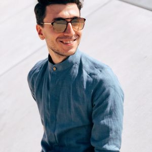 Linen Shirt For Men Mens Wedding Spring Summer