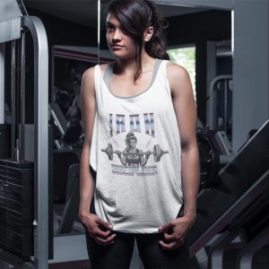 Women's Workout Tank Top Iron Discipline Shirt Fitness