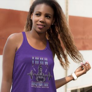 Women's Workout Tank Top Iron Discipline Shirt Fitness